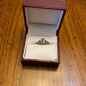 London blue topaz ring